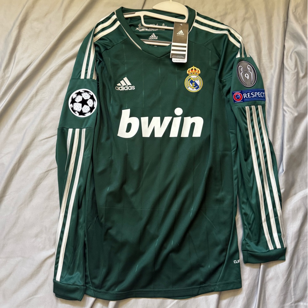 Real Madrid Cristiano Ronaldo Dark Green Jersey Champion League Kit